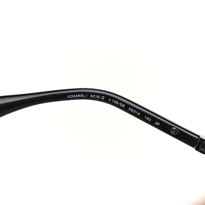 Chanel Polarized Pilot Winter Sunglasses 4219-Q Black 6 of 7