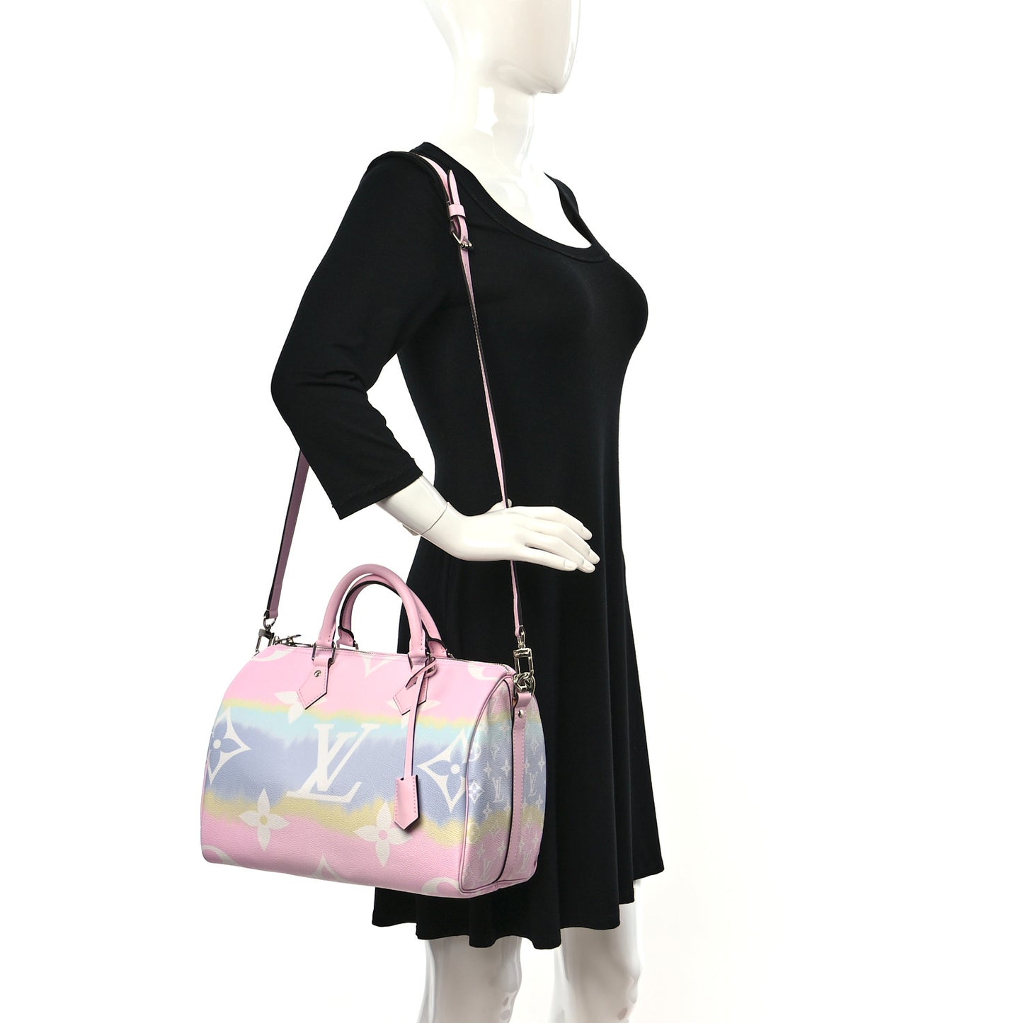 Monogram Escale Speedy Bandouliere 30 Pastel