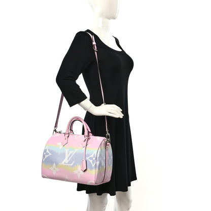 Louis Vuitton Monogram Escale Speedy Bandouliere 30 Pastel 2 of 9