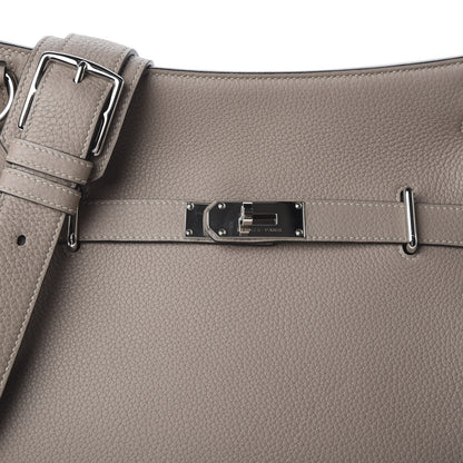 Hermes Taurillon Clemence Jypsiere 34 Gris Tourterelle 10 of 10