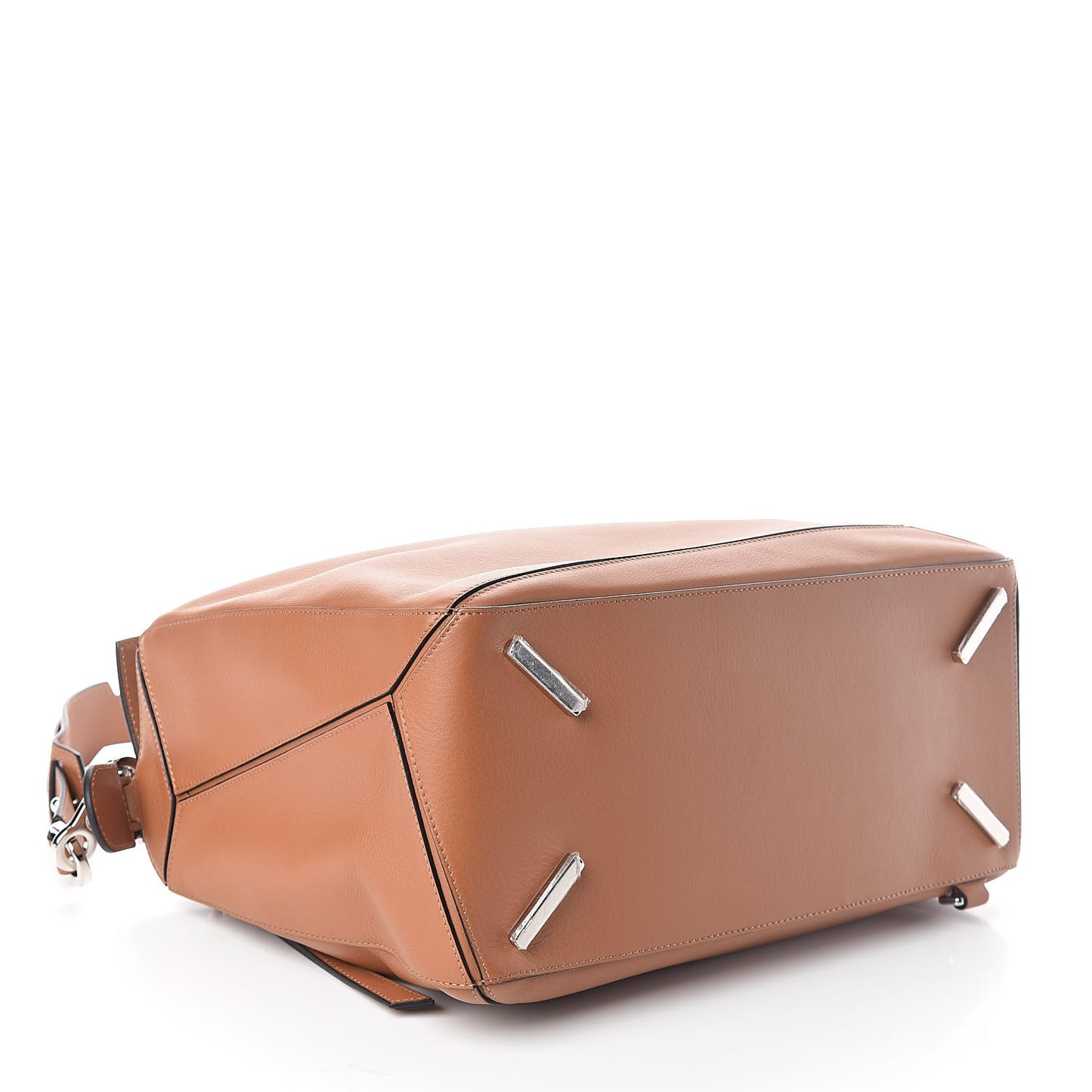Calfskin Large Puzzle Bag Tan