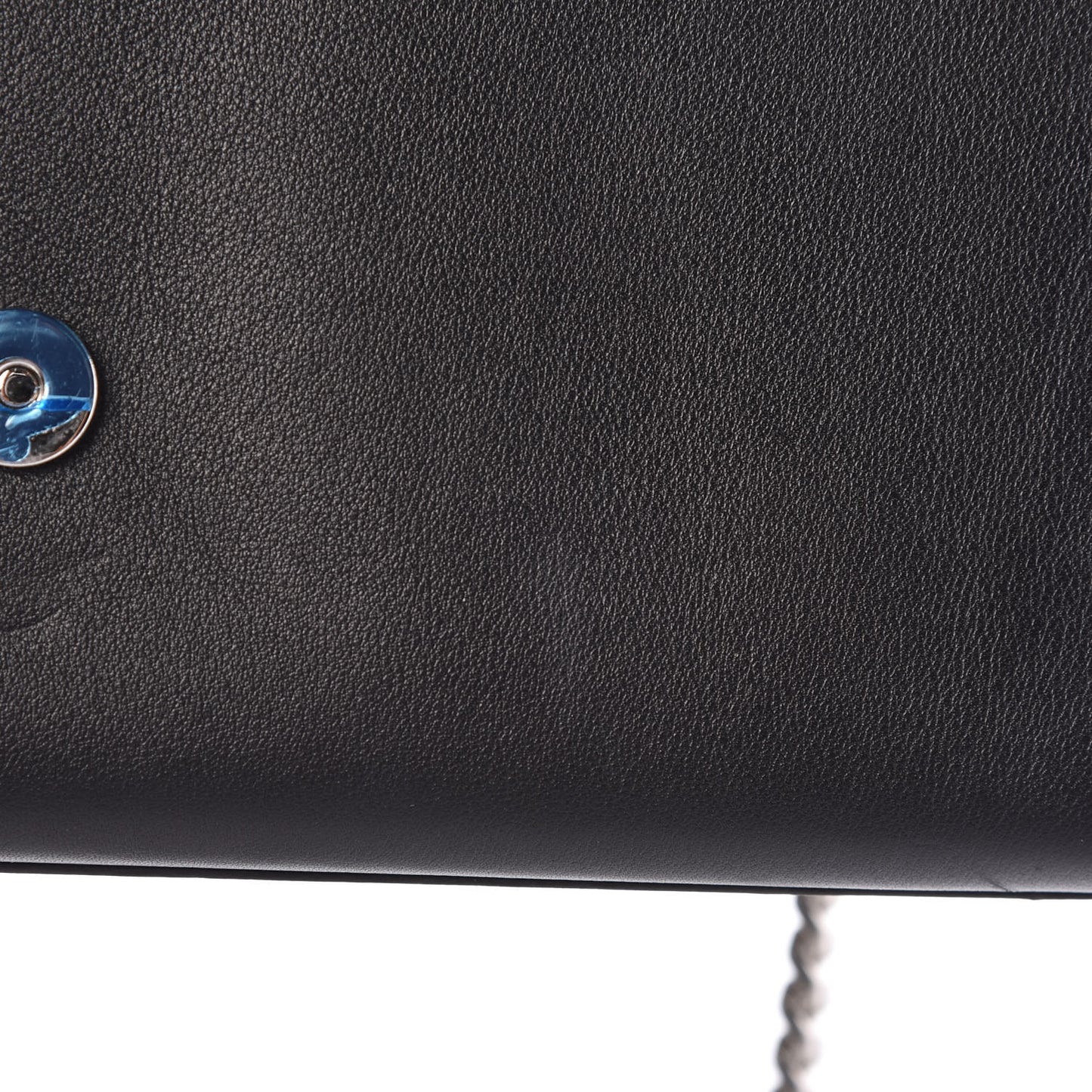 Calfskin Embellished Medium Monogram Kate Satchel Black