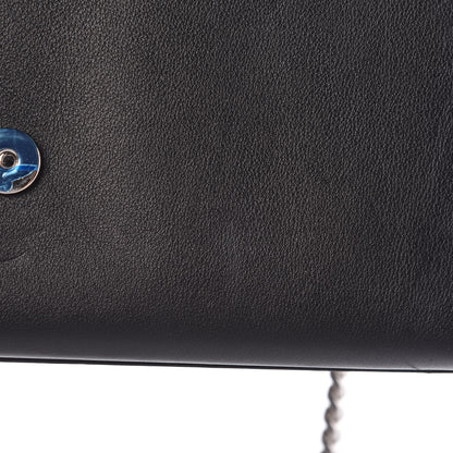 Saint Laurent Calfskin Embellished Medium Monogram Kate Satchel Black 10 of 11