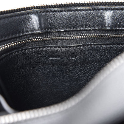 Celine Drummed Calfskin Small Edge Shoulder Bag Black 7 of 10
