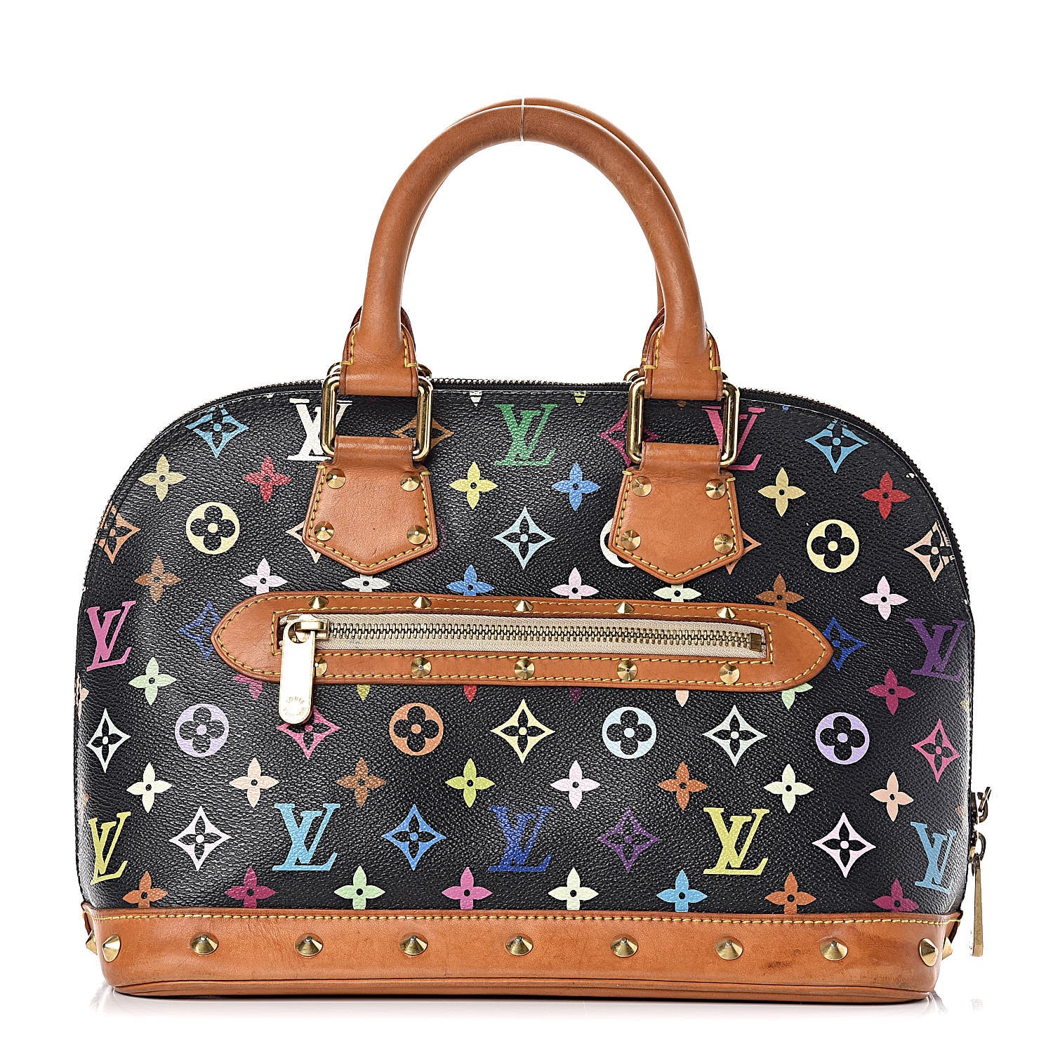 Louis Vuitton Monogram Multicolor Alma Black 1 of 22