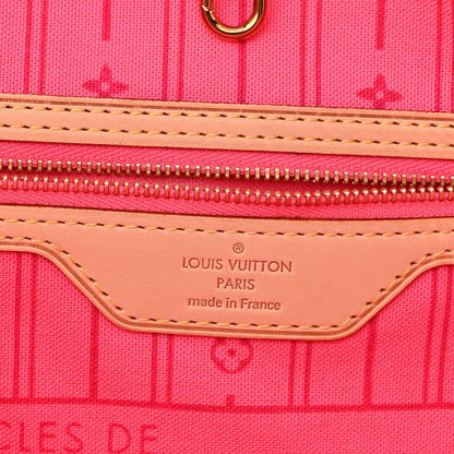 Louis Vuitton Monogram Roses Neverfull MM 6 of 11