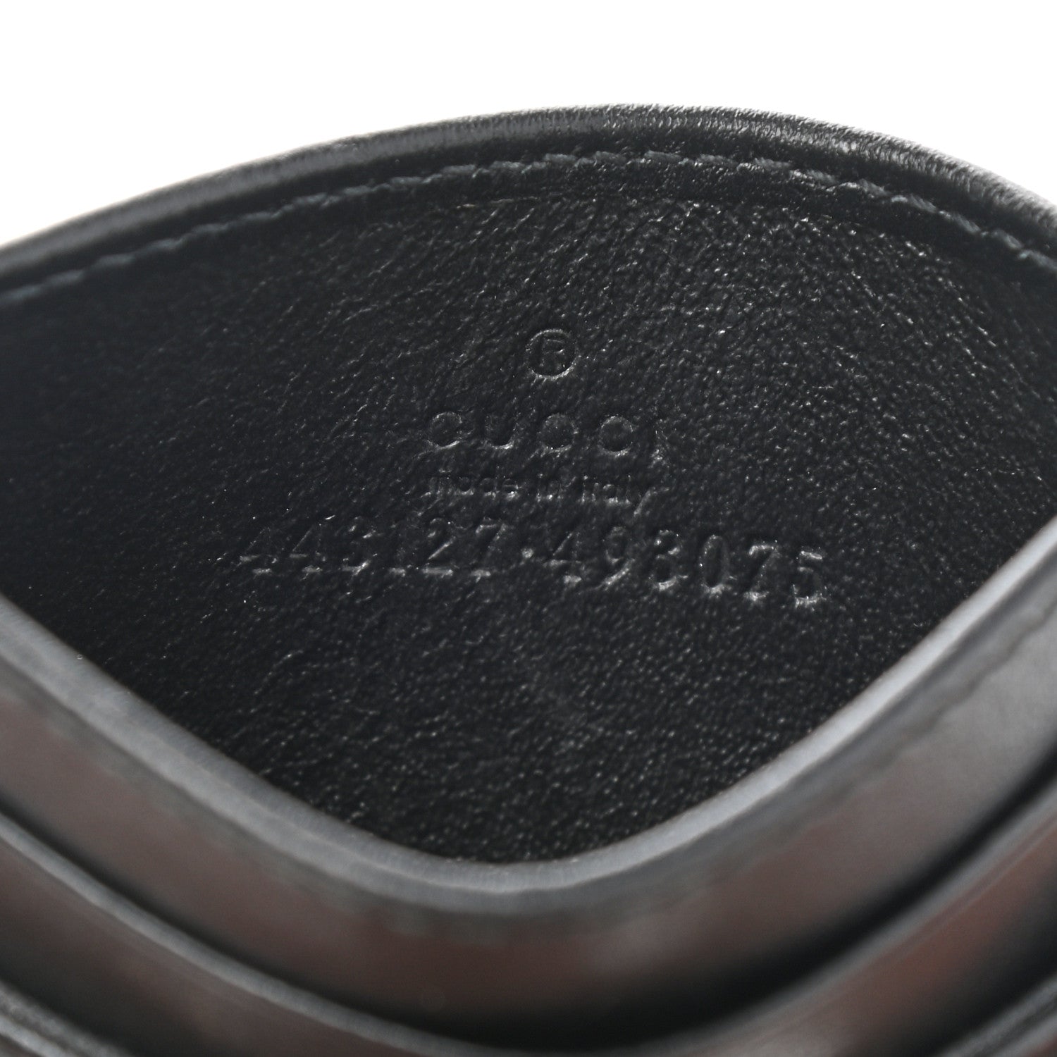 Gucci Calfskin Matelasse GG Marmont Card Holder Black 6 of 7