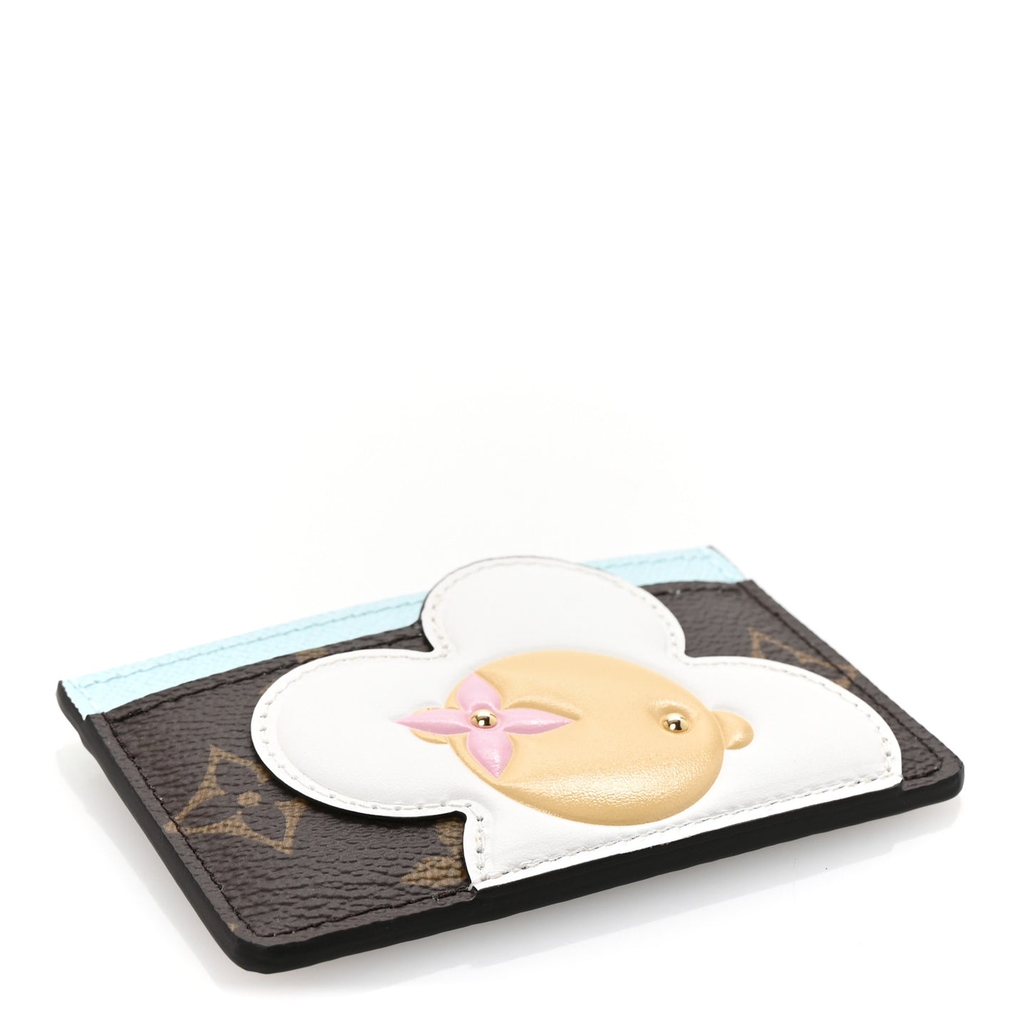 Monogram Vivienne Card Holder Animation Blue