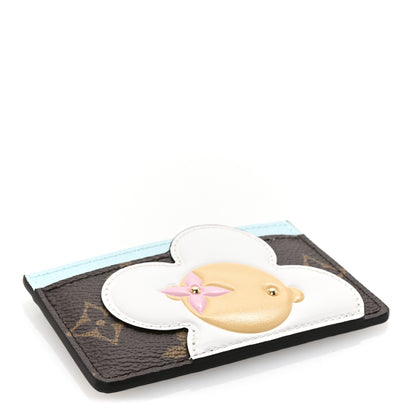 Louis Vuitton Monogram Vivienne Card Holder Animation Blue 7 of 14