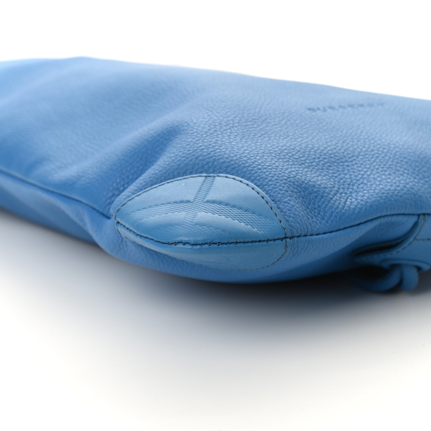Prorsum Calfskin Drawstring Baby Duffle Blue Azure