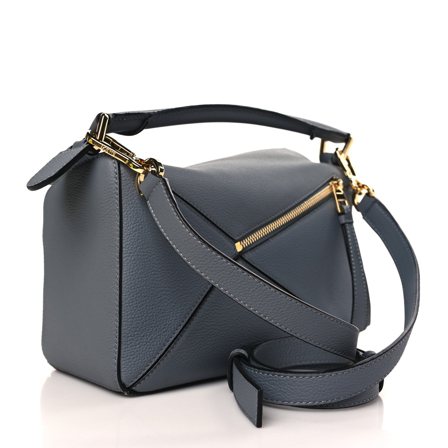 Loewe Calfskin Small Puzzle Bag Asphalt Grey 3 of 8