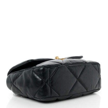 Chanel Lambskin Quilted Medium Chanel 19 Flap Black 3 of 12