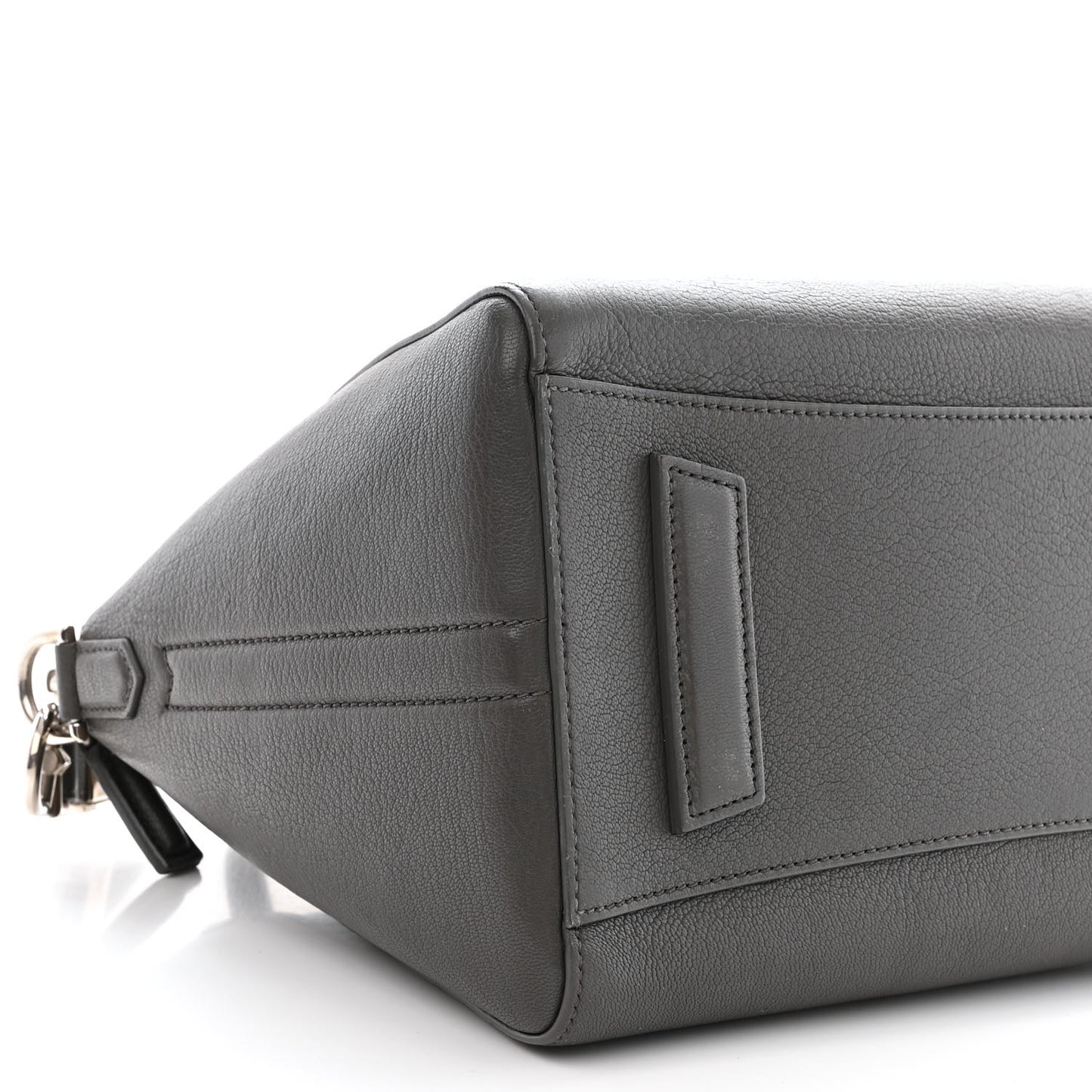 Sugar Goatskin Small Antigona Dark Grey