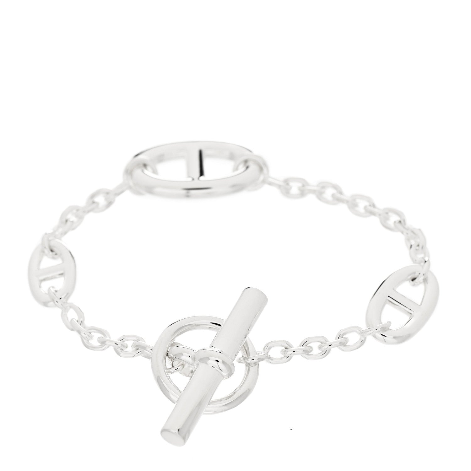 Hermes Sterling Silver Farandole Bracelet ST 2 of 4