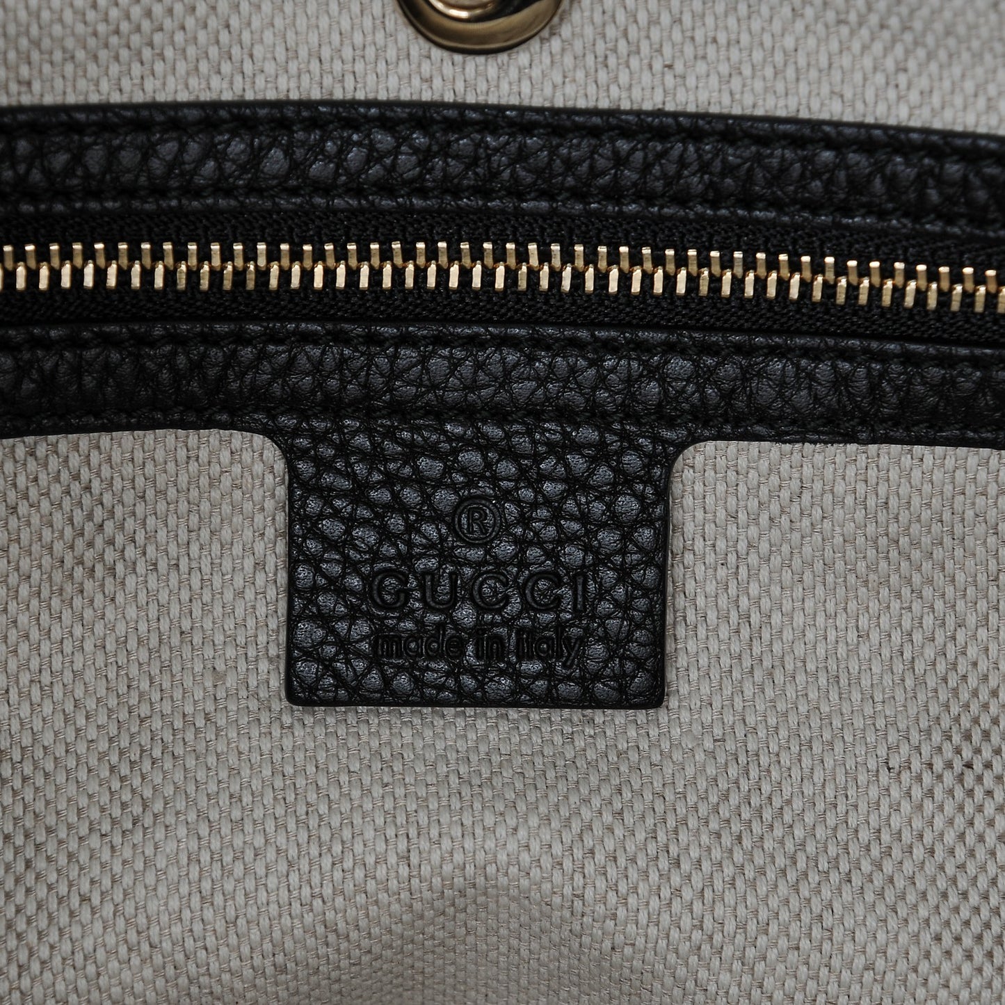 Pebbled Calfskin Medium Soho Chain Shoulder Bag Black