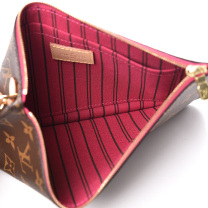 Louis Vuitton Monogram Neverfull MM GM Pochette Pivoine 5 of 9