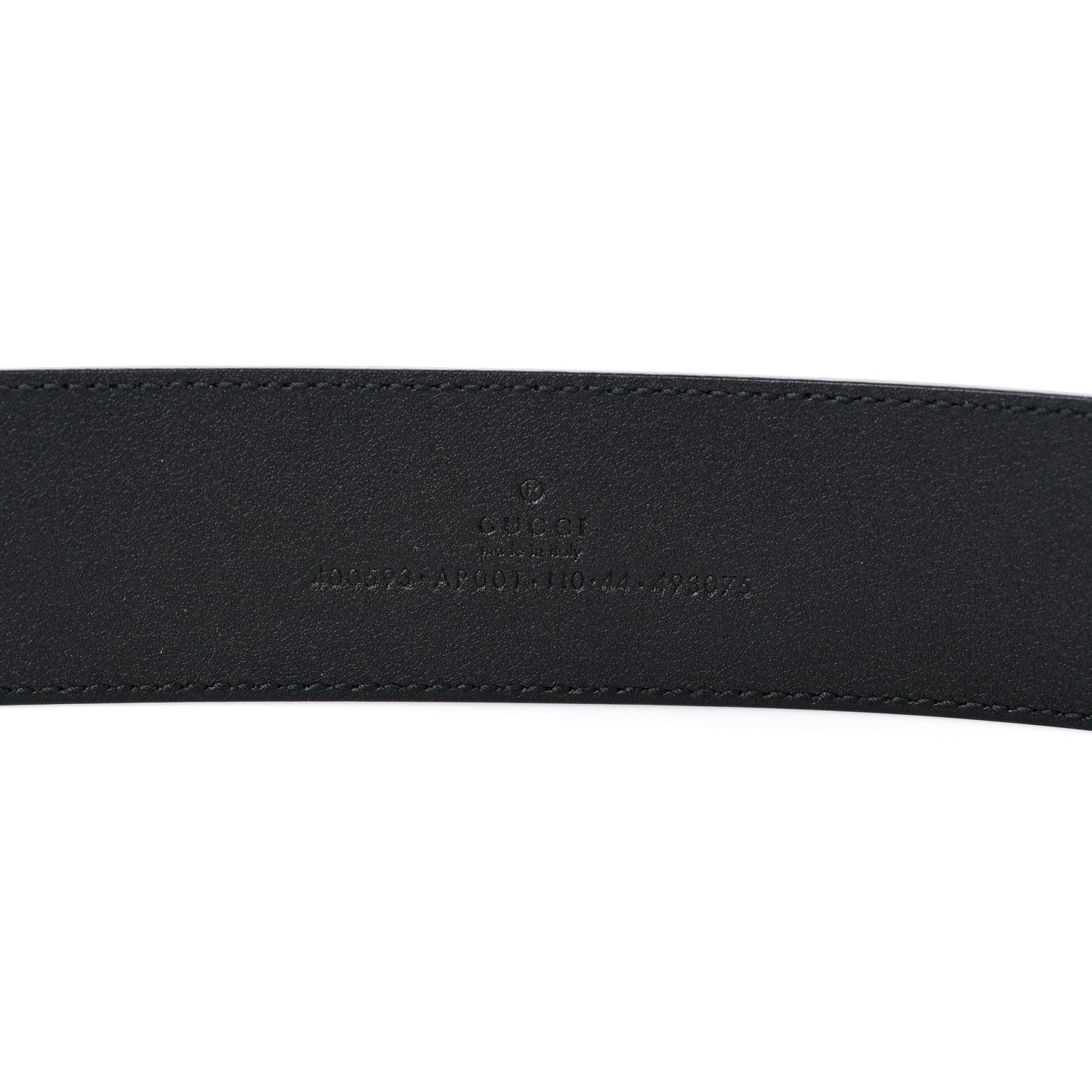 Gucci Calfskin Double G 40mm Belt 110 44 Black 3 of 6