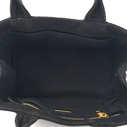 Prada Canapa Small Logo Tote Black Talco 5 of 10