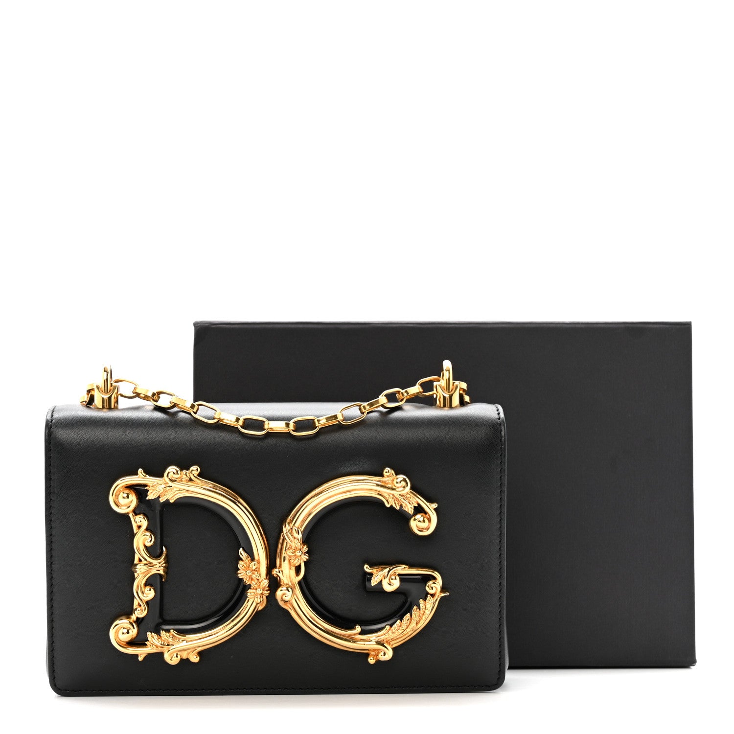 Dolce & Gabbana Nappa DG Girls Shoulder Bag Black 13 of 13
