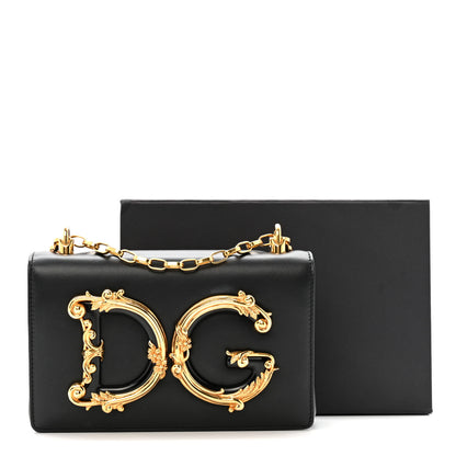Dolce & Gabbana Nappa DG Girls Shoulder Bag Black 13 of 13