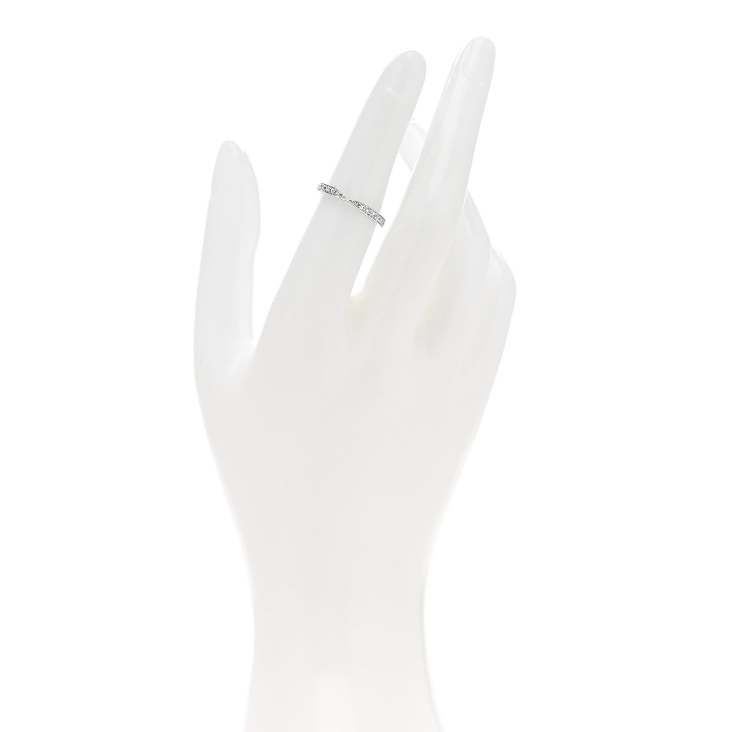 Platinum Diamond Harmony Bead-Set Band Ring 50 5.5