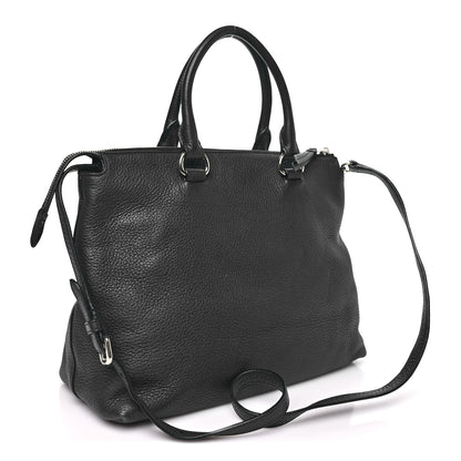 Prada Vitello Phenix Satchel Baltico 3 of 11