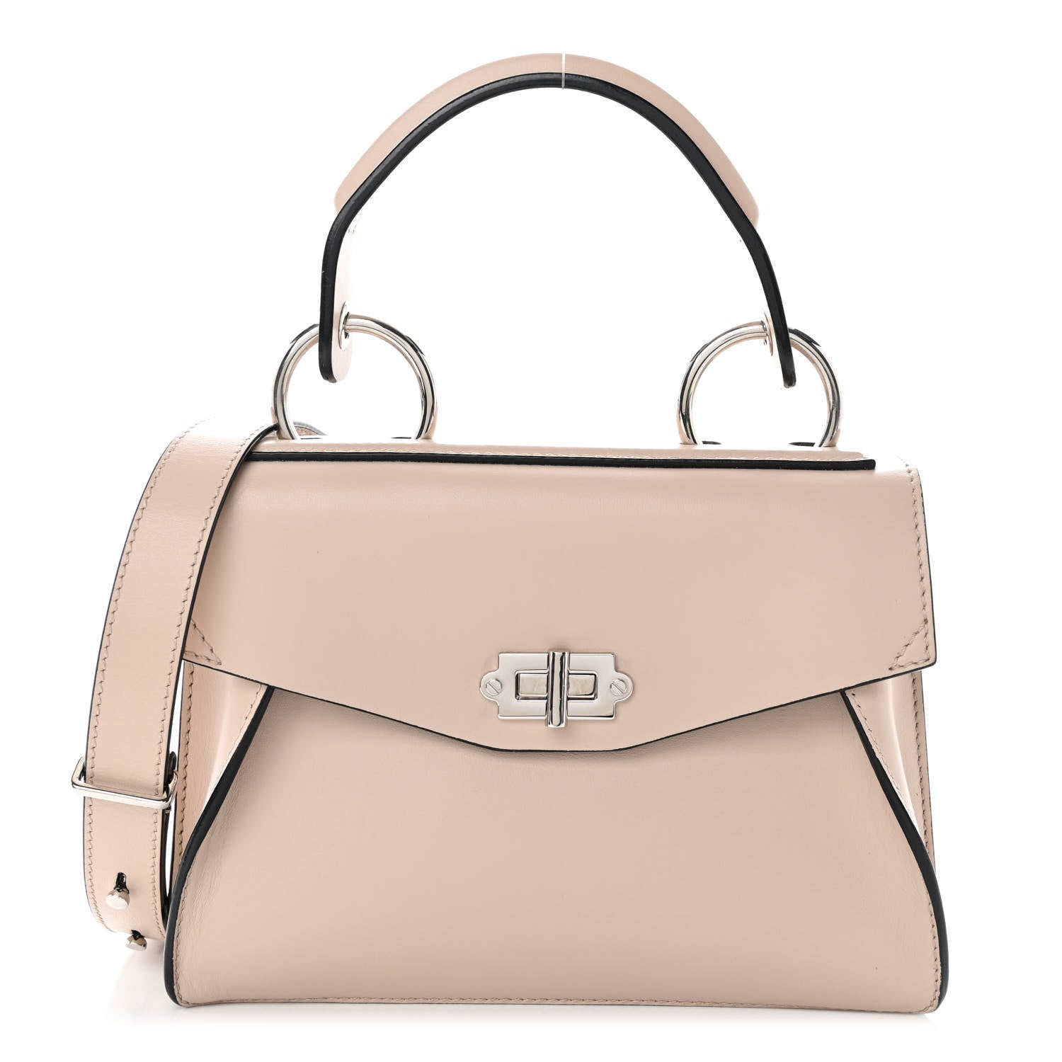 Proenza Schouler Calfskin Small Hava Top Handle Bag Sand 1 of 11