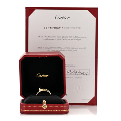 Cartier 18K Yellow Gold Juste Un Clou Ring 56 7.5 5 of 5