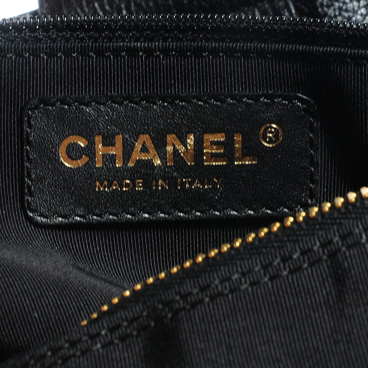Chanel Calfskin Cerf Shopper Tote Black 8 of 10