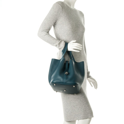 Hermes Taurillon Clemence Veau Swift Picotin Lock 26 GM Colvert 2 of 9