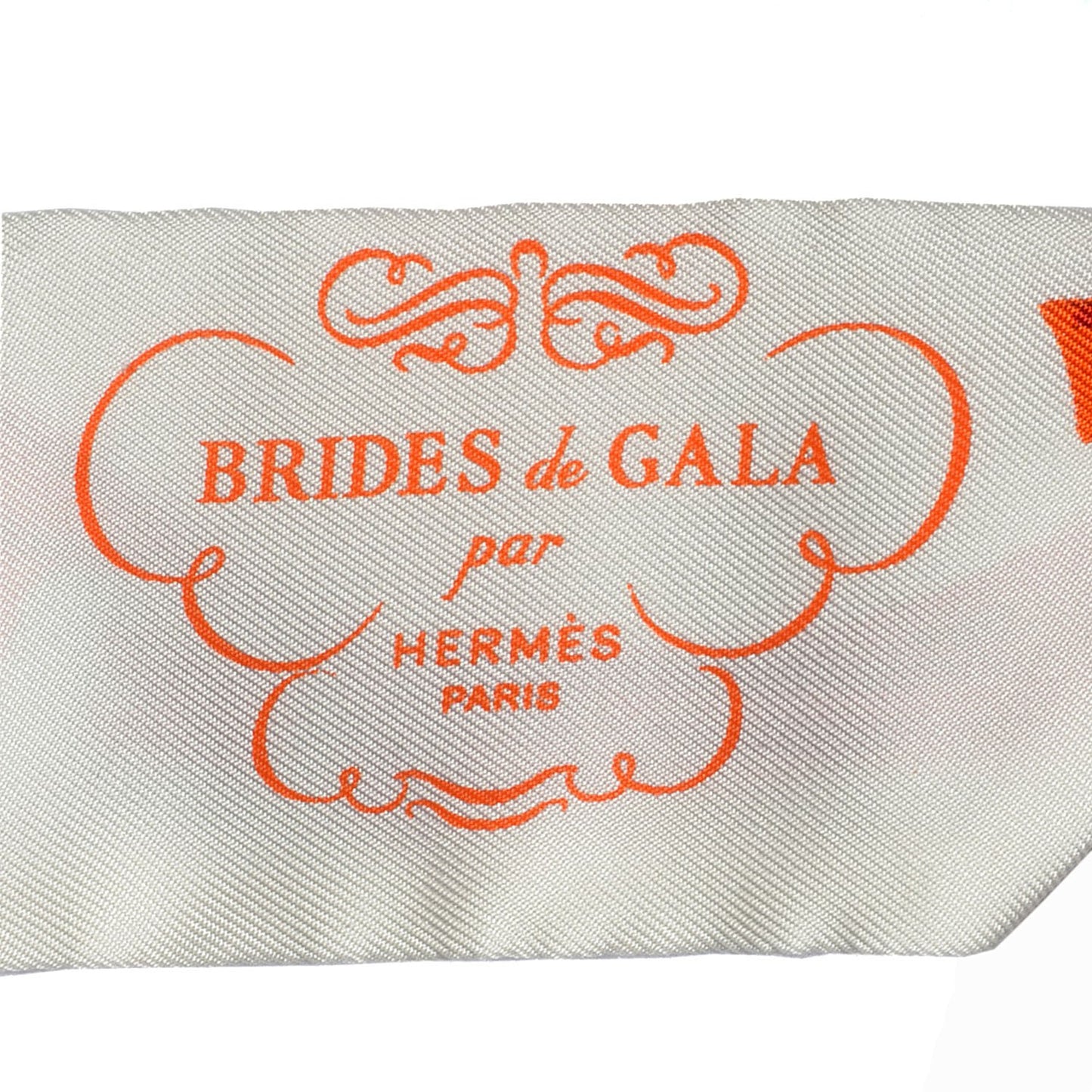 Silk Brides De Gala Twilly Blanc Orange Rouge
