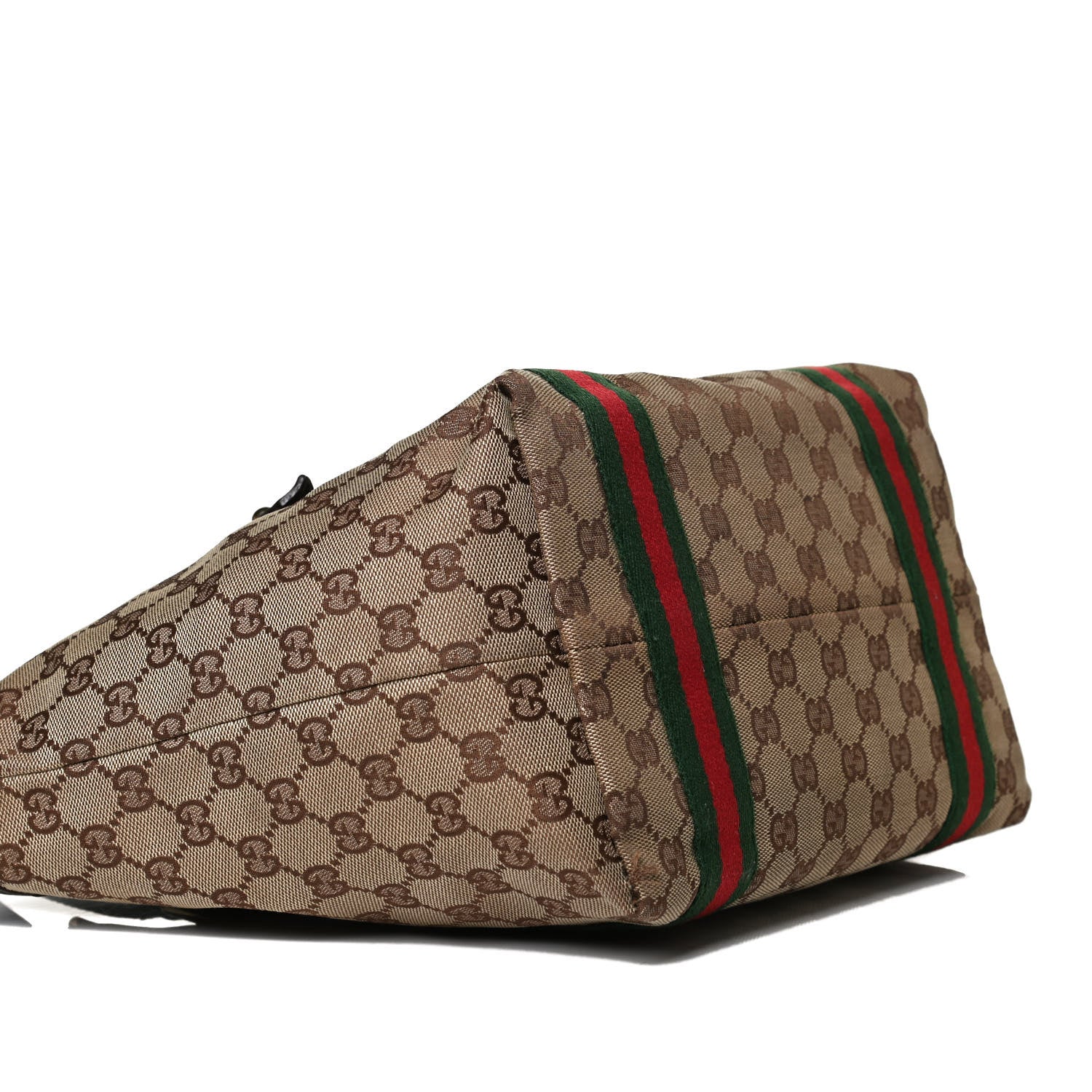 Gucci Monogram Medium Jolicoeur Tote Dark Brown 9 of 20