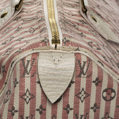 Louis Vuitton Mini Lin Croisette Speedy 30 Rouge 6 of 6