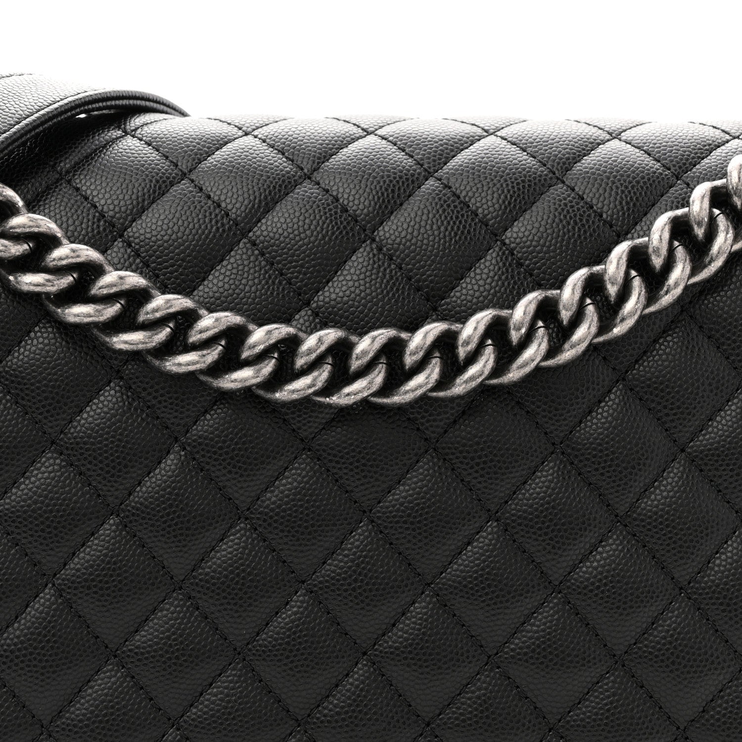 Chanel Caviar Quilted New Medium Boy Flap Black 8 of 10