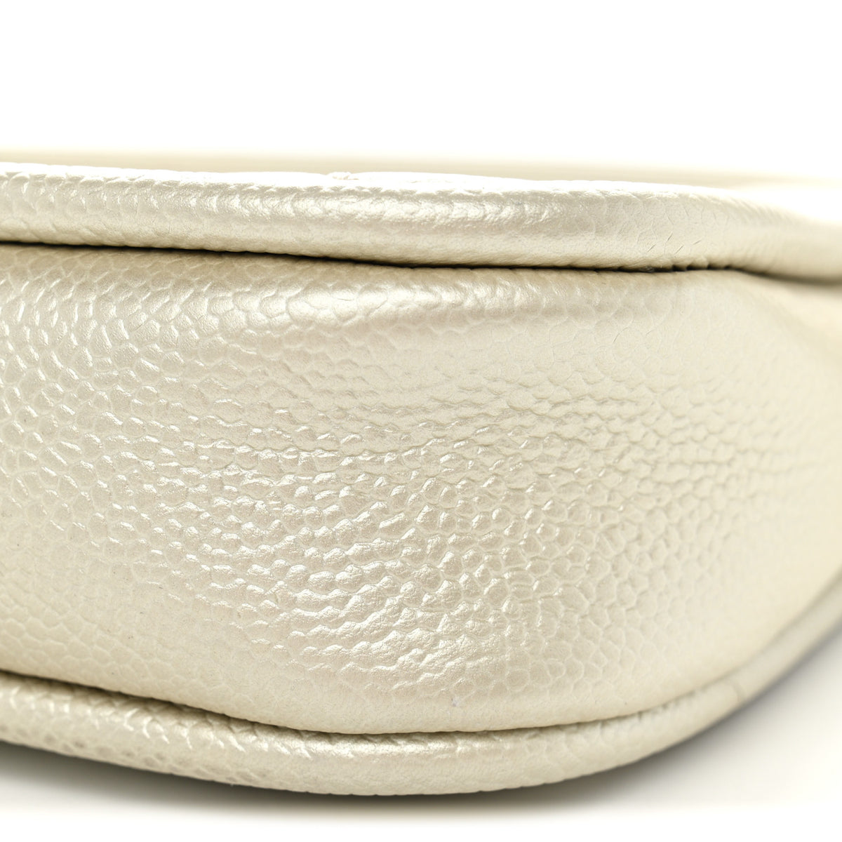 Chanel Metallic Caviar Quilted Timeless CC Shoulder Bag Light Gold 9 of 11