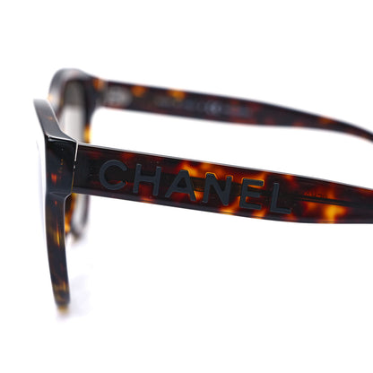 Chanel Acetate Pantos Logo Sunglasses 5458 Tortoise Brown 8 of 9