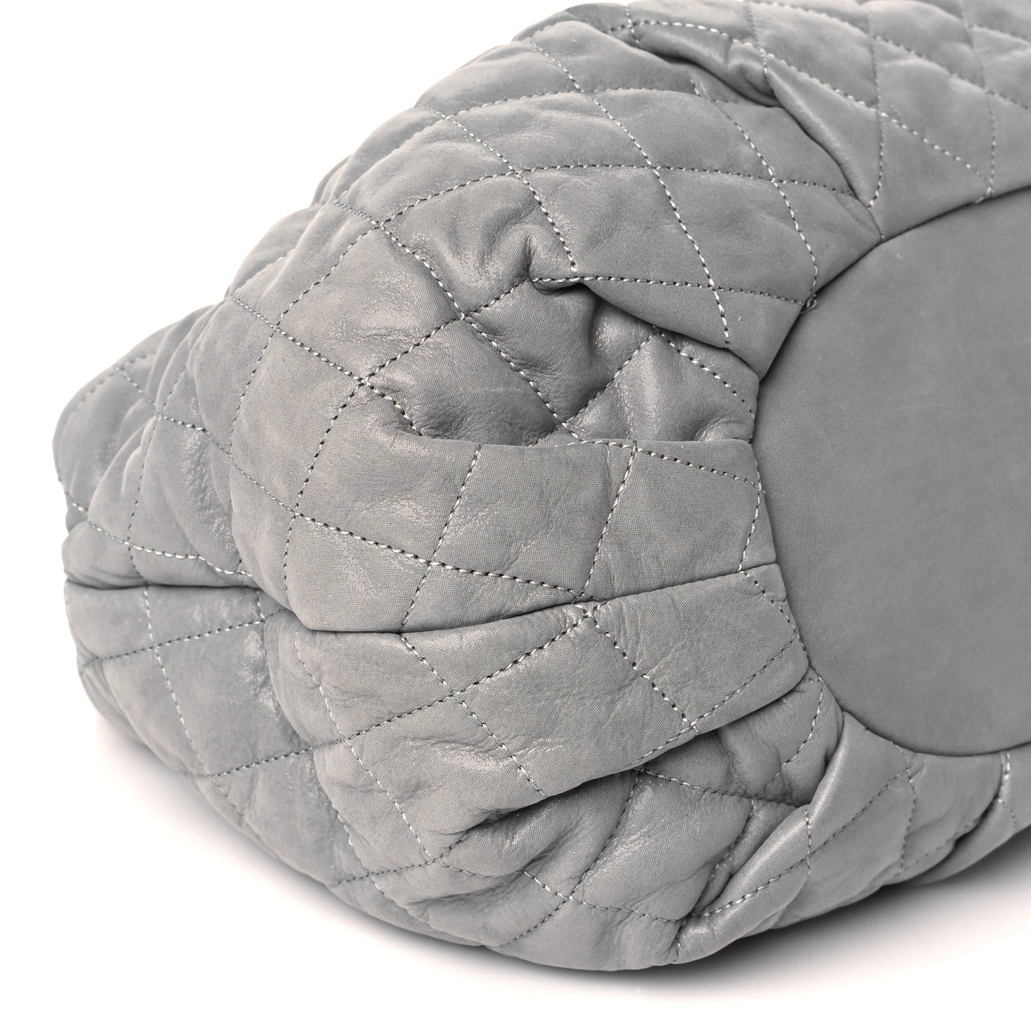 Chanel Iridescent Calfskin Quilted Small In The Mix Tote Grey 6 of 12