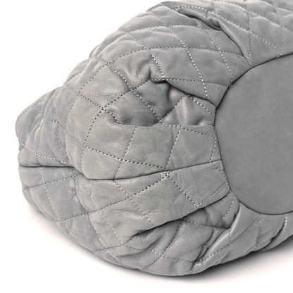 Chanel Iridescent Calfskin Quilted Small In The Mix Tote Grey 6 of 12
