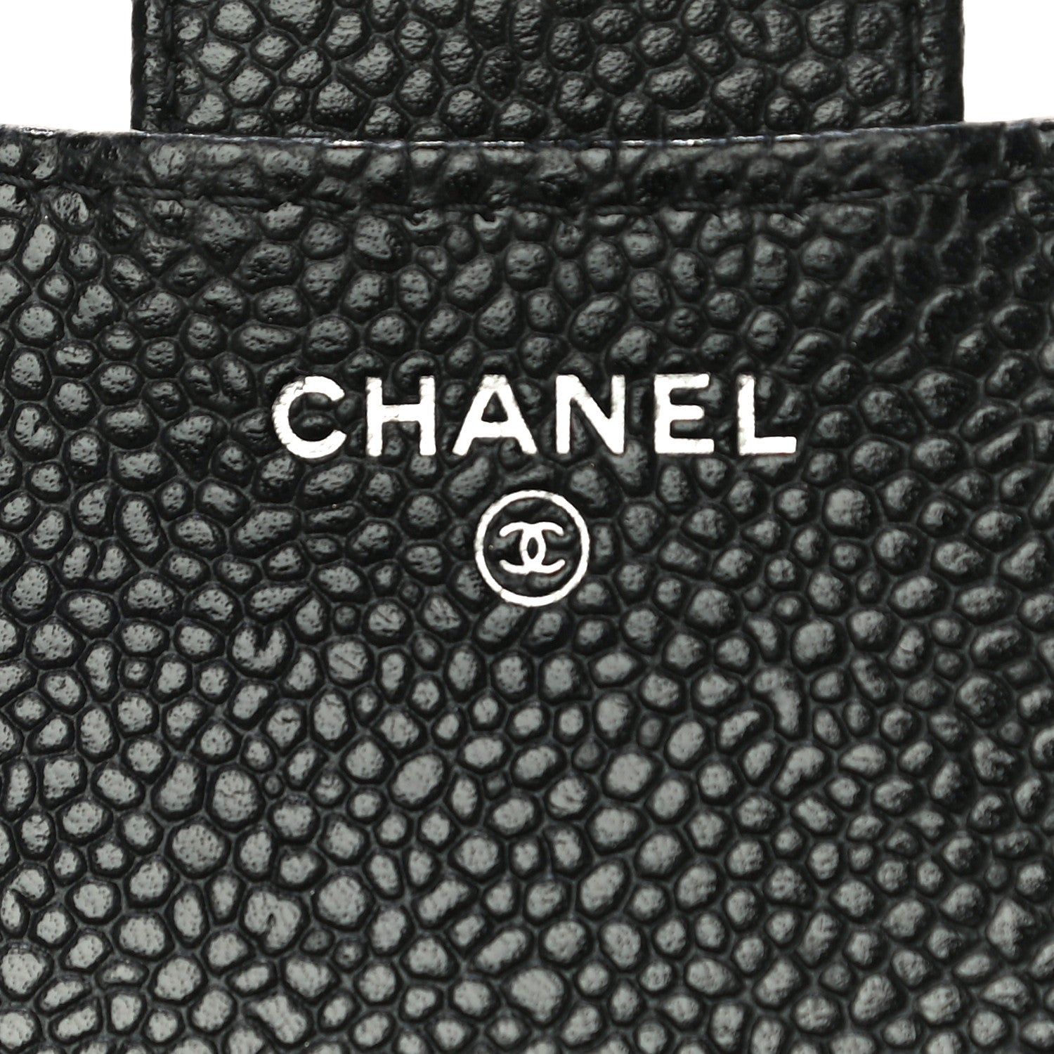 Chanel Caviar Quilted Compact Flap Wallet Black 6 of 13