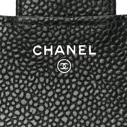 Chanel Caviar Quilted Compact Flap Wallet Black 6 of 13