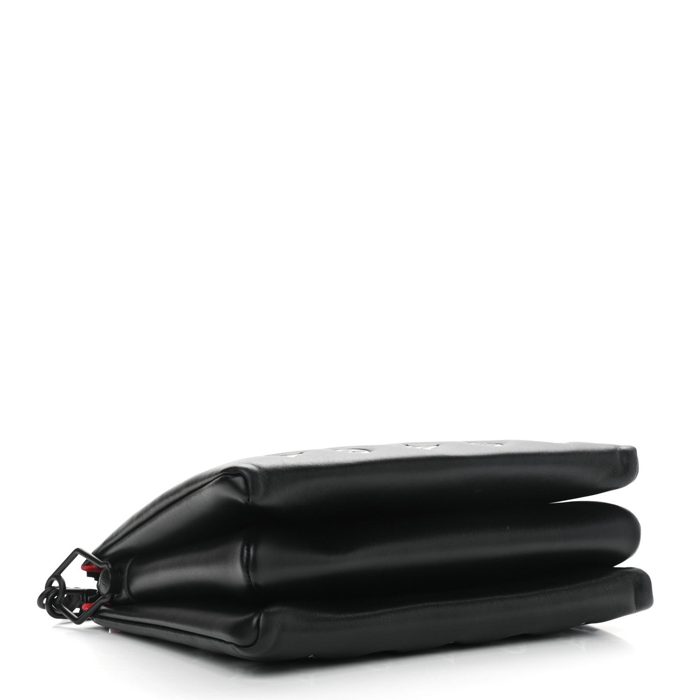 Lambskin Embossed Monogram Coussin PM Black White