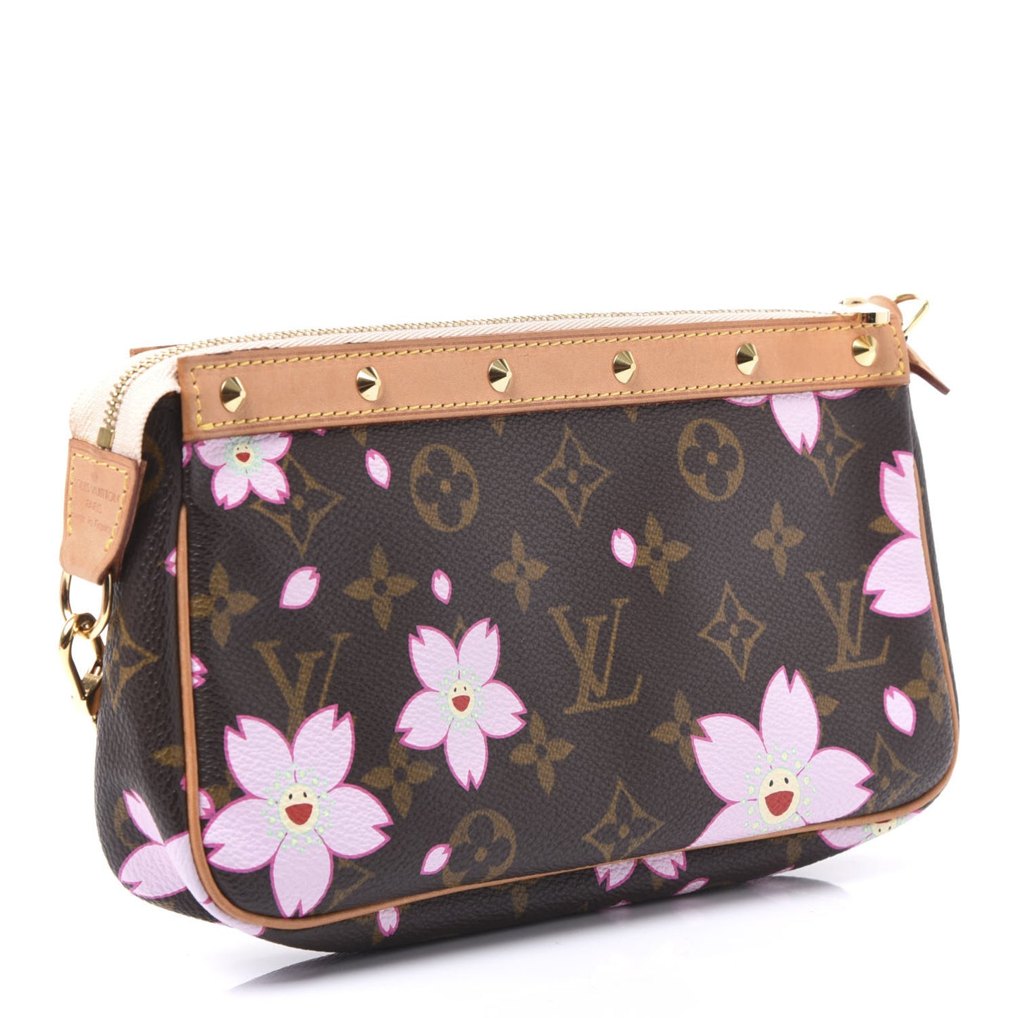 Monogram Cherry Blossom Pochette Accessories Brown