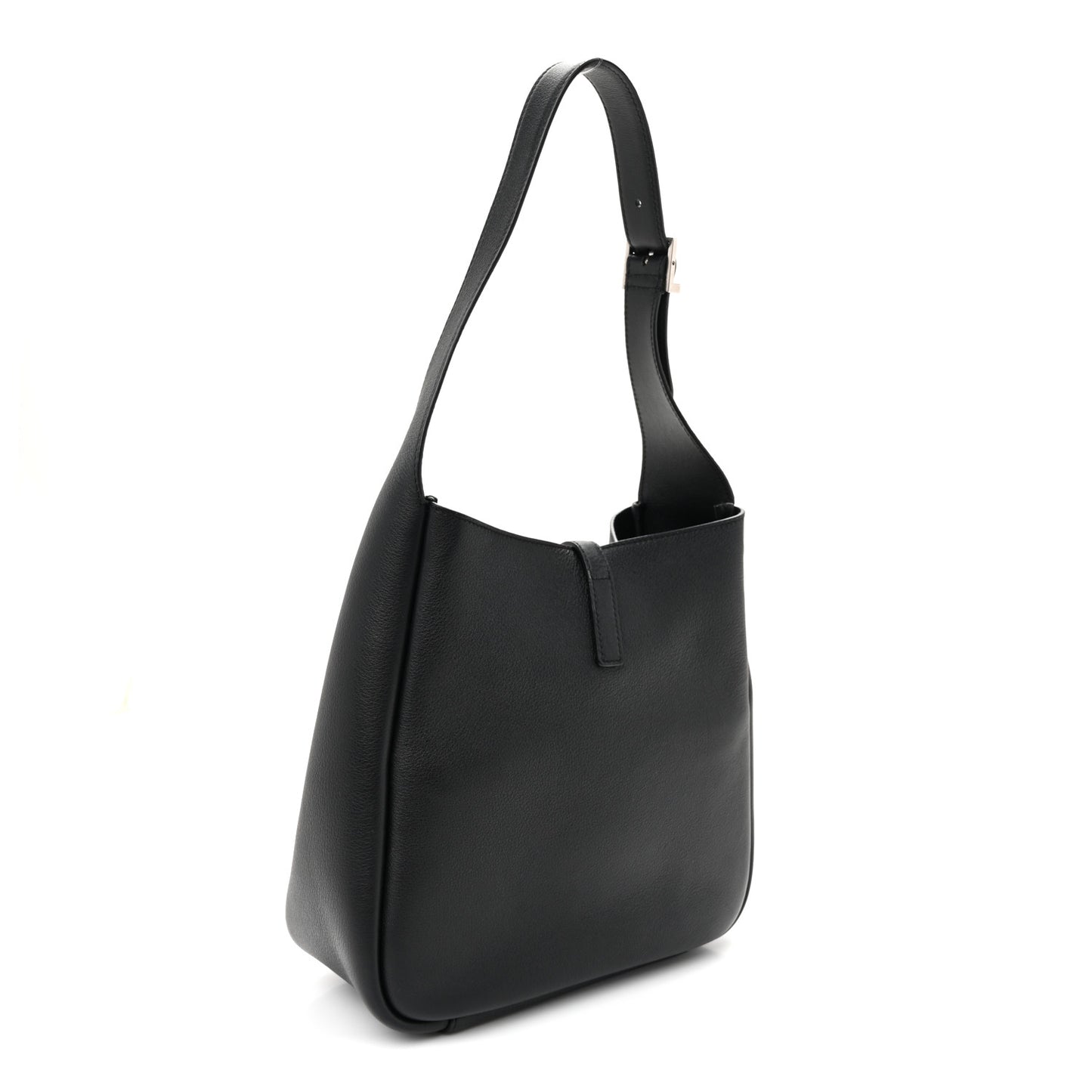 Smooth Calfskin Small Le 5 A 7 Soft Hobo Black