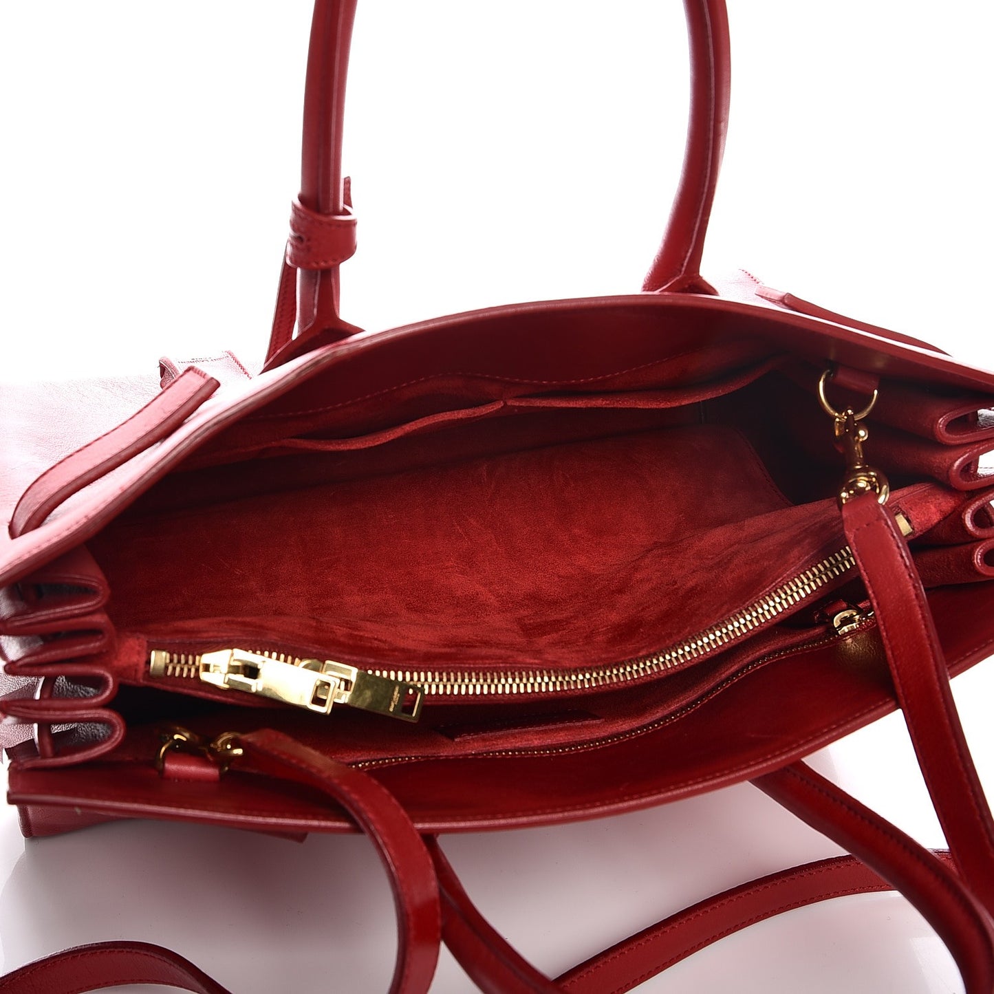 Calfskin Small Sac De Jour Rouge Orient