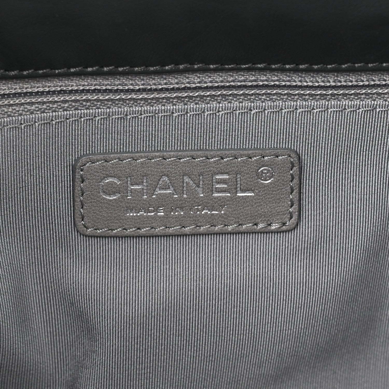 Chanel Lambskin Igloo Single Flap Dark Grey 5 of 9