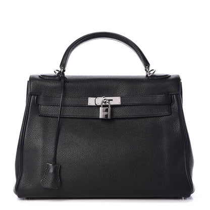 Hermes Togo Kelly Retourne 32 Black 1 of 38