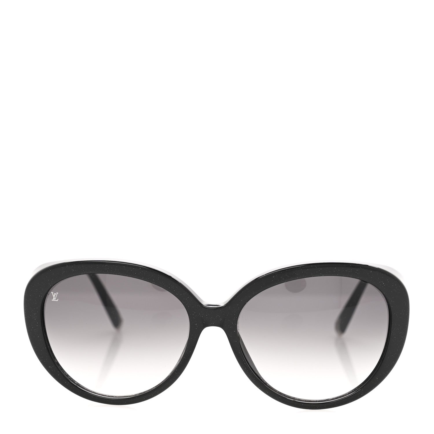 Louis Vuitton Acetate Bluebell Sunglasses Z0693W Black Glitter 2 of 9
