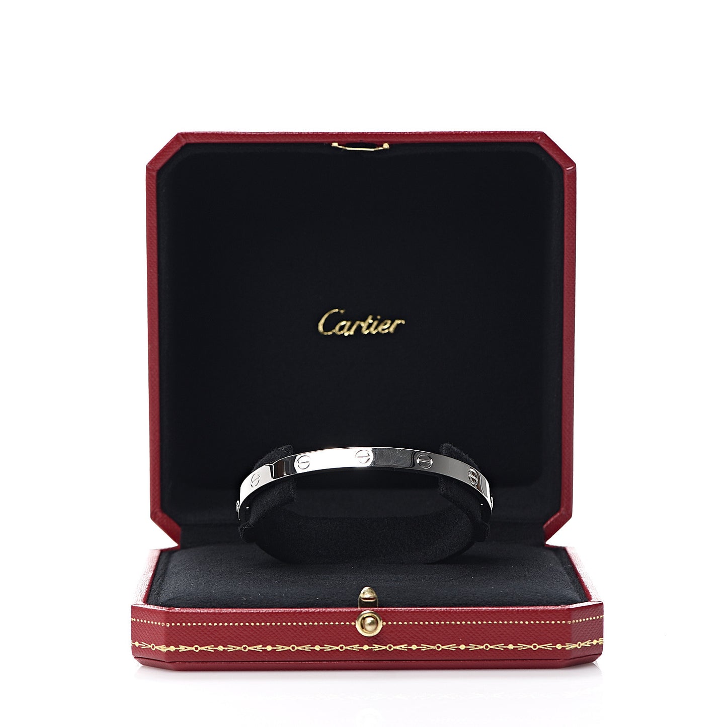 18K White Gold LOVE Bracelet 19