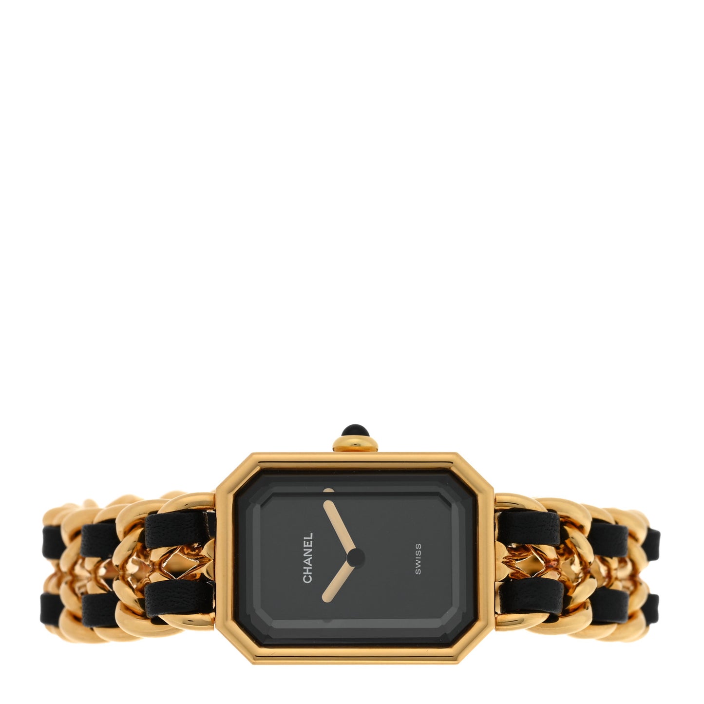 Stainless Steel Lambskin 20mm Chain Premiere Quartz Watch Gold M