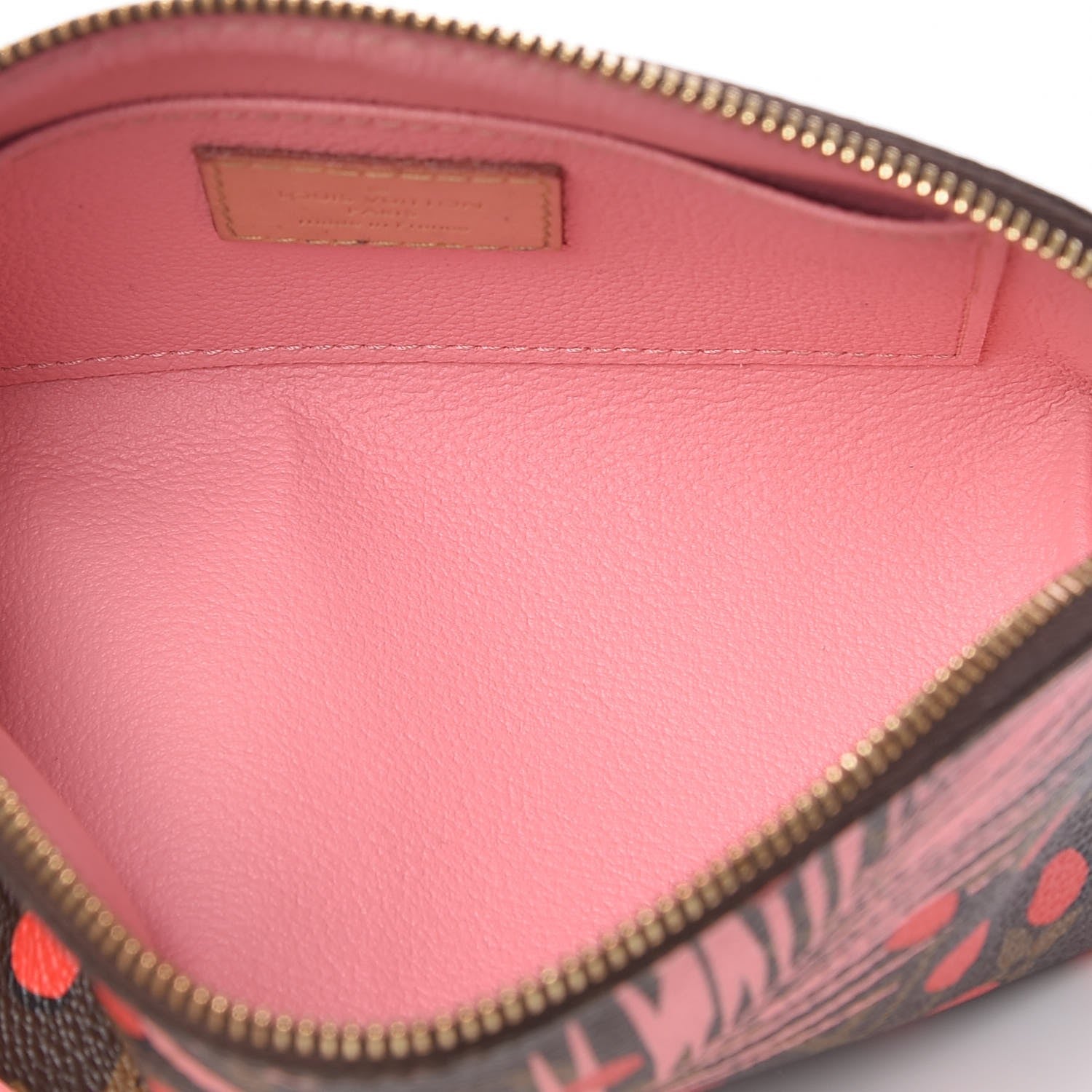 Louis Vuitton Monogram Jungle Dots Cosmetic Pouch Sugar Pink Poppy 5 of 7